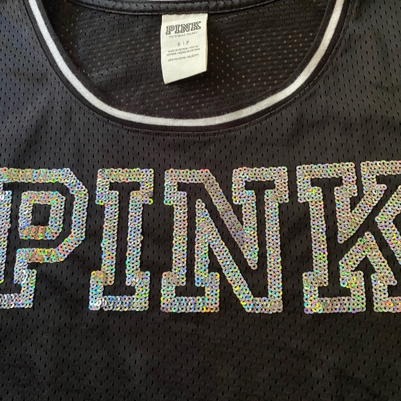 Victoria’s Secret Pink Cropped T-shirt NWOT - Picture 2 of 8